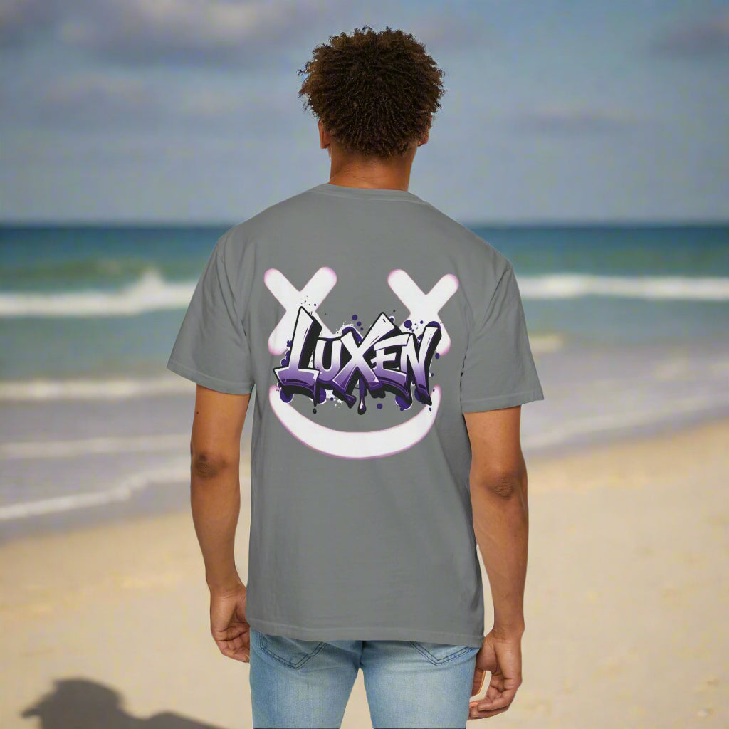 Garment-Dyed T-Shirt - Short Sleeve Cotton Shirt
