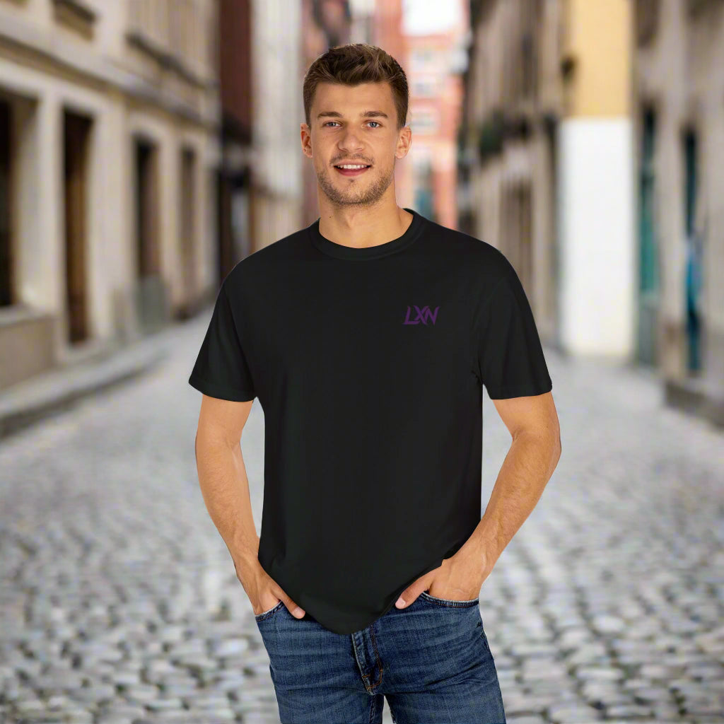 Garment-Dyed T-Shirt - Short Sleeve Cotton Shirt